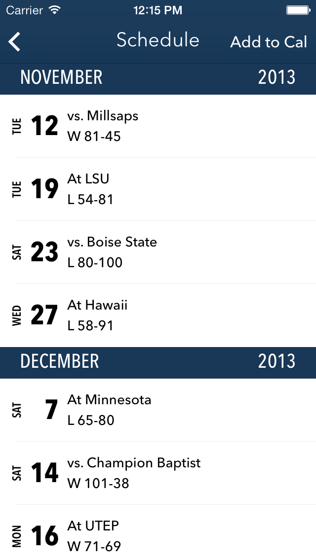 University of New Orleans Privateers Screenshot 2 - AppWisp.com