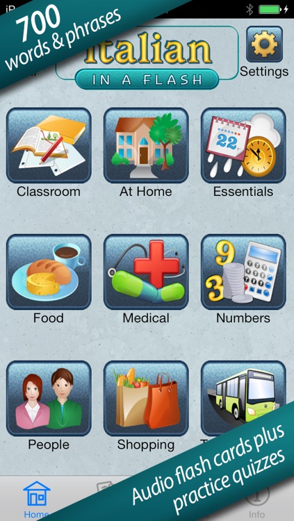 Italian in a Flash – Learn Quick with Easy Speak & Talk Flashcards!