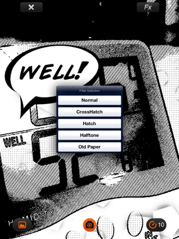 Comic's Camera for iPad free screenshot 4