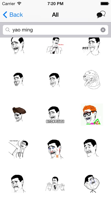 EasyRage - 850+ Popular Rage Faces for SMS