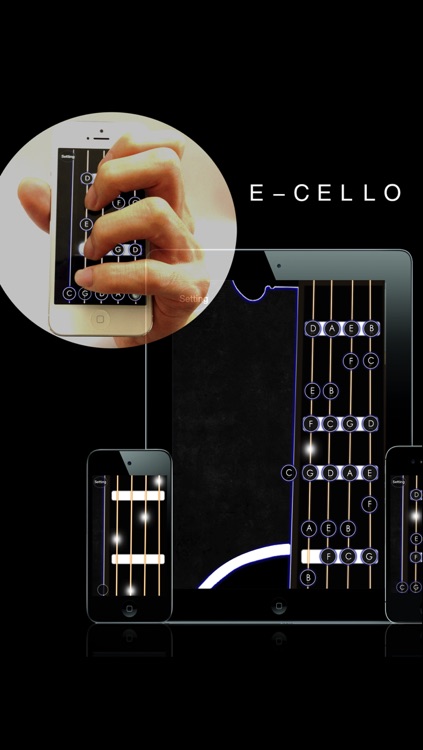 E-Cello : Playing a real cello on your device