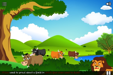 The Four Oxen And The Lion By Tinytapps screenshot 2