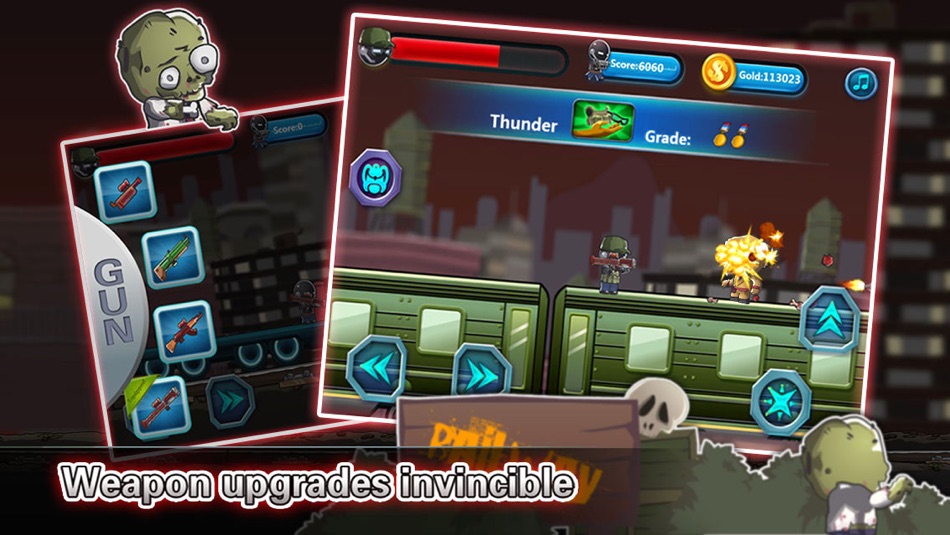 #2. Attack! Kill all Zombies (iOS) Podle: LIN YI YUN