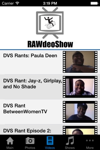 RAWdeoShow screenshot 3