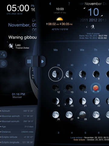 Screenshot #6 pour Lune de Luxe HD Pro - Phase de Lune Calendrier