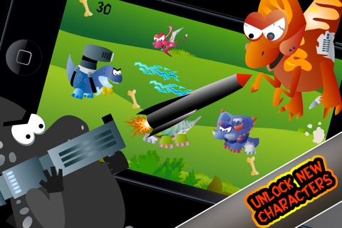 Mega Dino Wars Free - Crush Angry Tiny Dinosaurs! screenshot 4