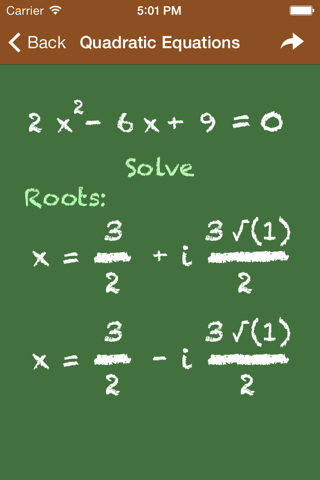 Pocket Algebra screenshot 3