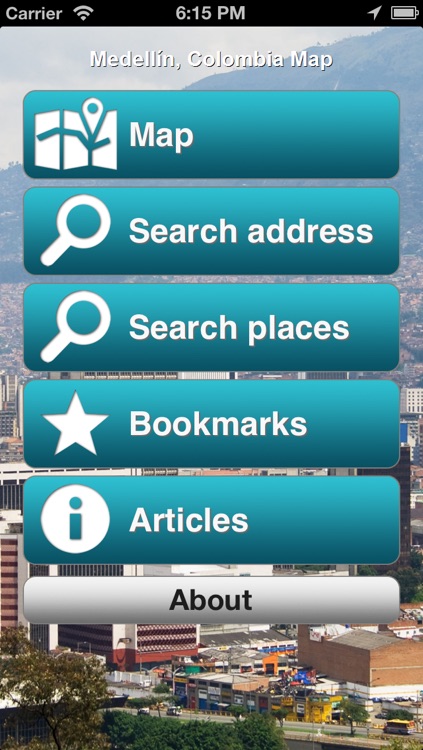 Medellin, Colombia Offline Map - PLACE STARS