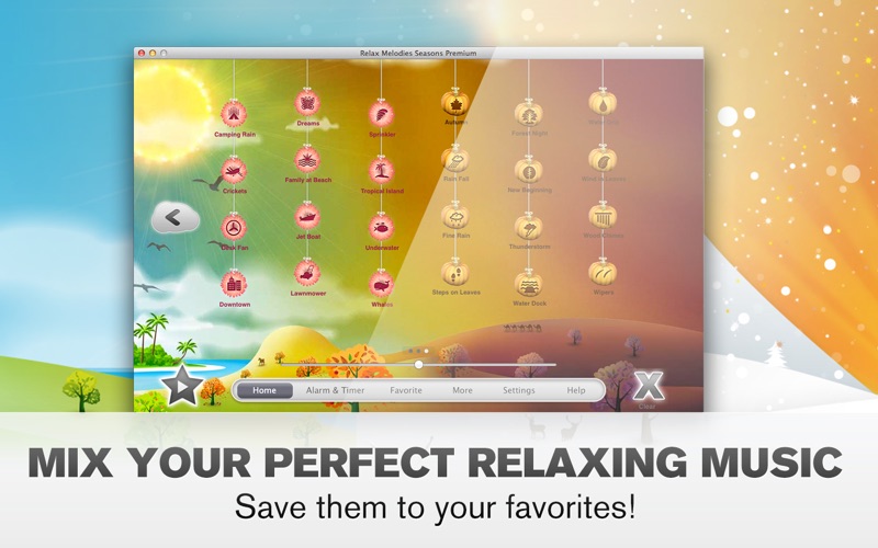 Relax Melodies Seasons Premium Screenshot