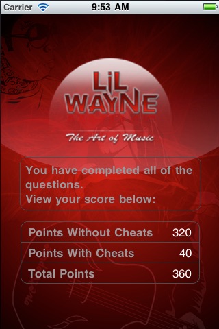 Lil Wayne Trivia screenshot 4