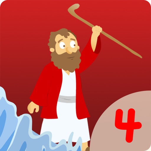 Moses and the Parting of the Red Sea: Bible Heroes - Teach Your Children with Stories, Songs, Puzzles and Coloring Games! iOS App