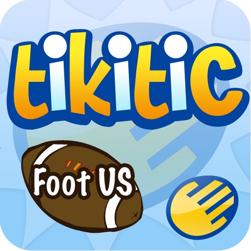 Tikitic American Football: a word game for American Football fans with a fun keyboard... iOS App