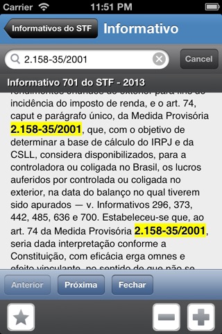 Informativos do STF Completo screenshot 2