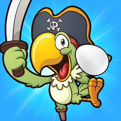 Pirate Parrot Egg Drop Rush - Amazing Caribbean Rescue Adventure Challenge icon