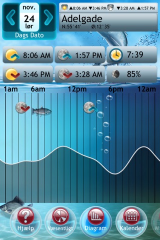 Fishing Deluxe Plus -- Best Fishing Times Calendar screenshot 3