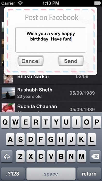 Birthdays - A Beautiful Birthday Reminder App screenshot-3