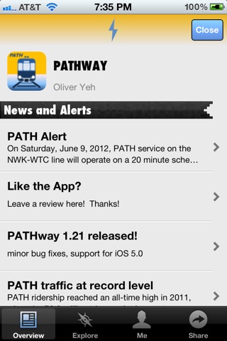 PATHway Schedule/Map screenshot 3