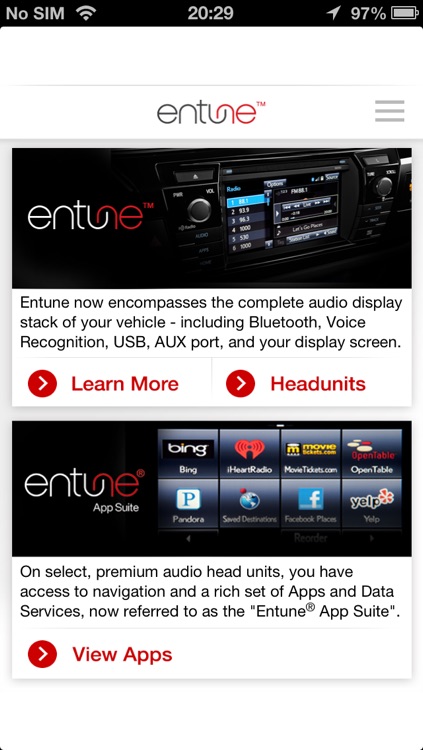 Entune Audio Simulator