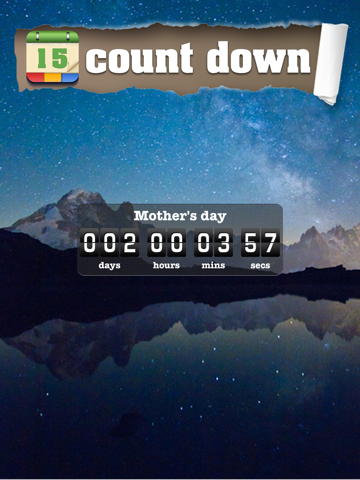 Screenshot #4 pour Countdown to Birthday, Wedding, Pregnancy, Christmas Vacation Event Free