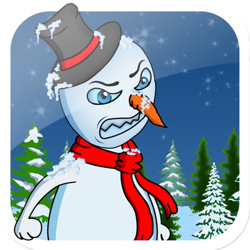 Angry Frozen Snowman Snowball Slingshot Fight Free iOS App