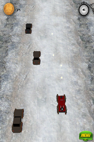 3D Snow Truck Road Race - Free Fastlane Chase Game screenshot 2