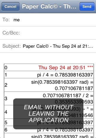 Paper Calc Office Lite screenshot 4