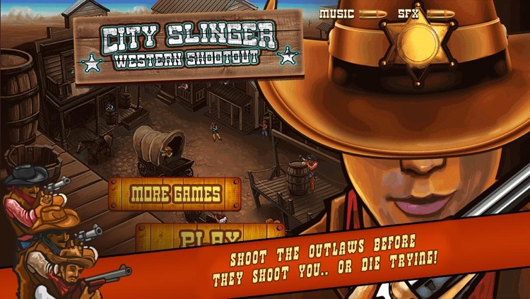 City Slinger Western Shootout - Cowboys & Outlaws Gun Fight FREE