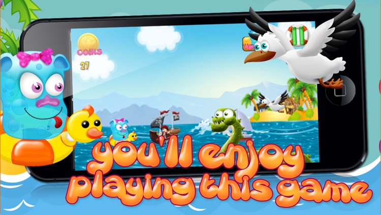 The Curse of the Impossible Jelly Fish Island Beach Voyage and the Gold Coin Splash Battle Adventure PRO - FREE Game! screenshot-3