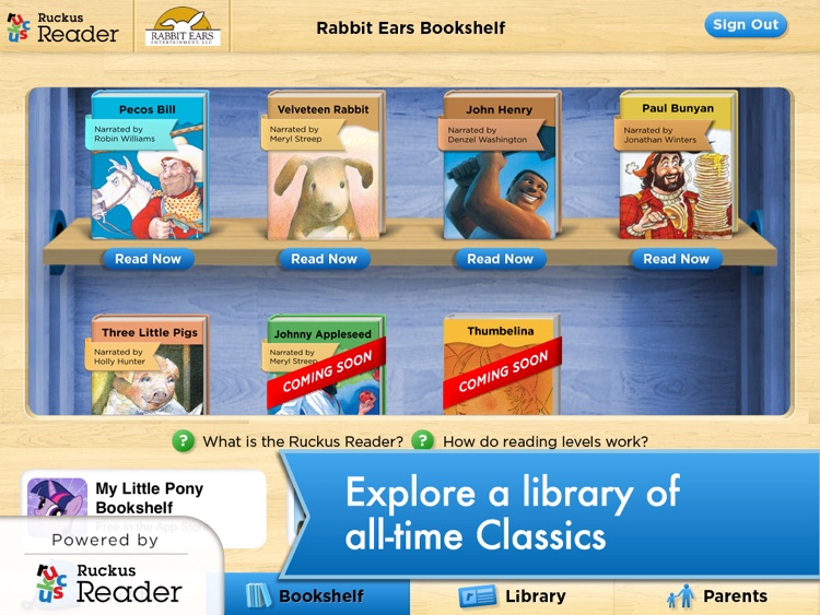 Rabbit Ears: Ruckus Reader