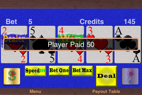 TouchPlay Joker Poker Video Poker Lite screenshot 3