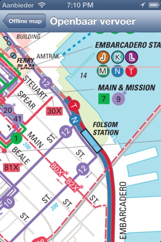 San Francisco Offline Map + Public Transportation map screenshot 3