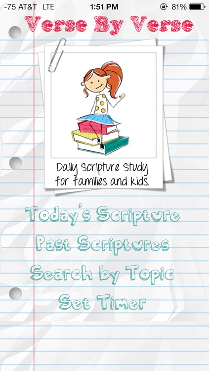 Verse by Verse: Daily Scripture Study for LDS Families and Kids