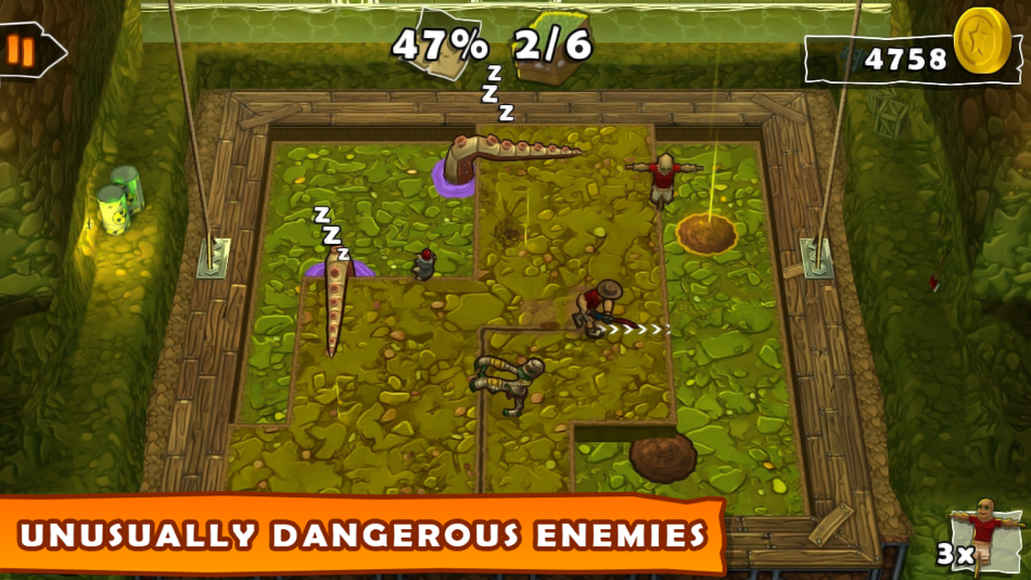 #3. Dig! (iOS) 由: Crescent Moon Games