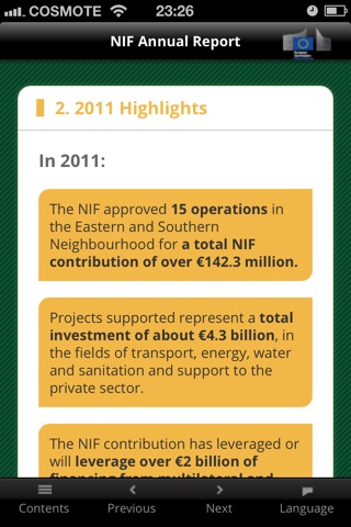 NIF 2011 Annual Report screenshot 3