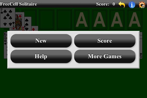 FreeCell Solitaire -- Lite screenshot 2