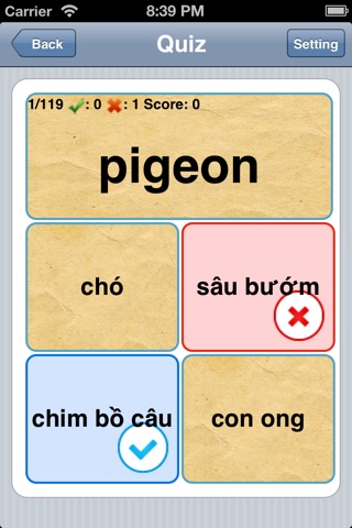 English-Vietnamese Flashcards screenshot 4