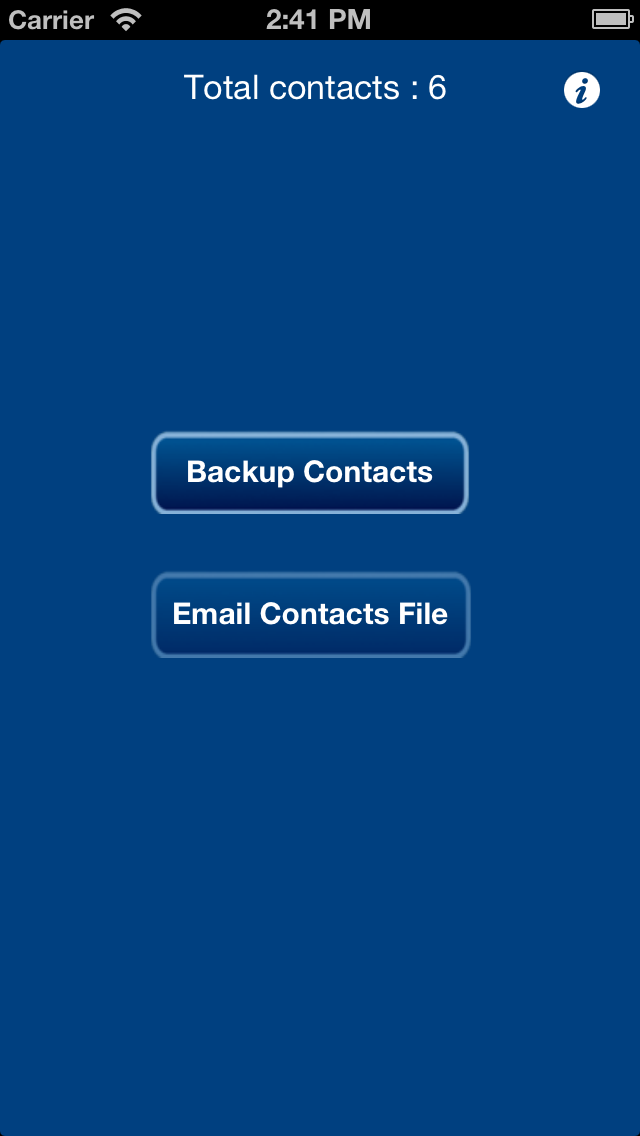 Backup Contacts.のおすすめ画像1