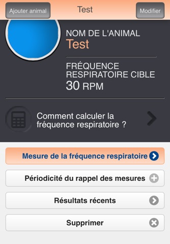 Fréquence respiratoire screenshot 3