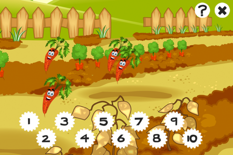 123 Count-ing & Learn-ing Number-s First Class: My little Garden: Free Education-al Game-s for Kid-s and Babies screenshot 2