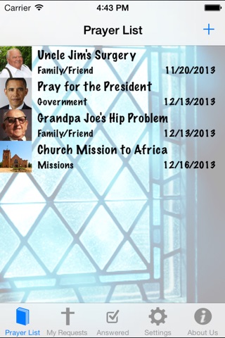 Prayer List - Request Organizer App screenshot 2