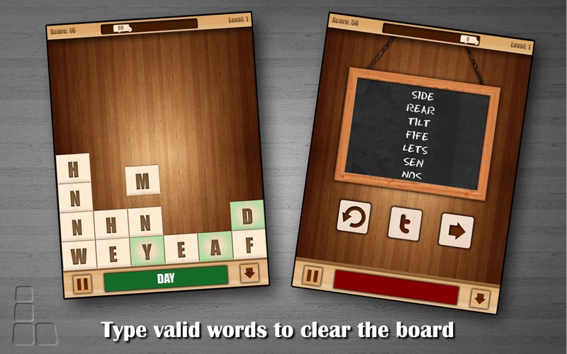 Screenshot #1 pour Letris 2: word puzzle game
