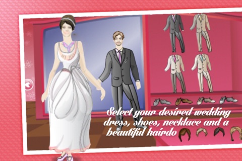 White Wedding Dress & Nails - Dress Up for your Bride & Groom & Design Your Dream Wedding Party! screenshot 3