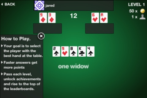 Poker Skills by One Widow screenshot 2