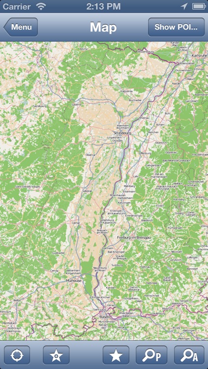 Alsace, France Offline Map - PLACE STARS