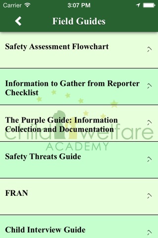 Child Welfare Academy screenshot 2