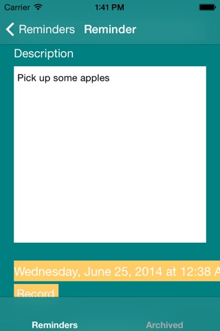 Reminders With Recording screenshot 3