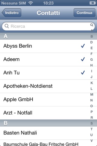 ContactSort screenshot 3