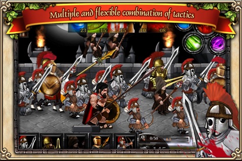 Spartans VS Zombies Defense FREE screenshot 2