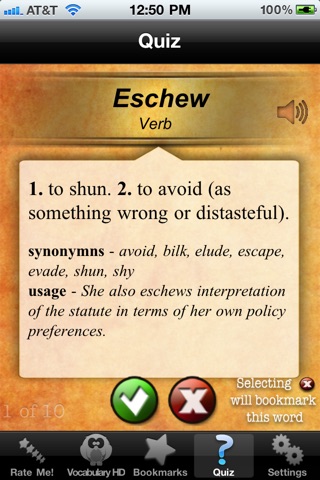 Vocabulary HD - FREE screenshot 3