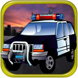 Doodle Police Car Hill Racing Free Game app icon